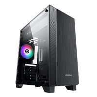 Carcasă PC Gamemax Nova N5, Midi-Tower, Fără PSU, Negru