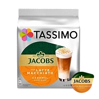Cafea Jacobs Tassimo Latte Macchiato Caramel, 8 buc