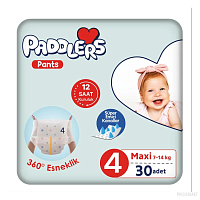 Scutece Paddlers tip chilotel p/u bebelusi Maxi 7-14 КG.  30 buc.  1/5