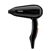 Uscător de păr compact BaByliss Travel Dry 5344E, 2000 W, Negru