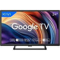 24" LED SMART TV KIVI 24H710QB, 1366x768 HD, Google TV, Negru
