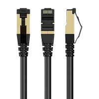 Patch cord Cablexpert PP8-LSZHCU-BK-2M, Cat8 S/FTP, 2m, Negru