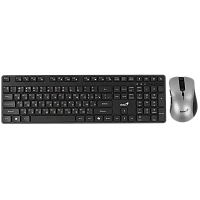 Set Tastatură + Mouse Genius KM-8216S, Fără fir, Negru