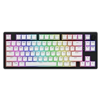 Tastatură HATOR Skyfall 80, Cu fir / Fără fir, Negru | Alb