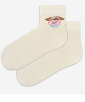 Ciorapi bumbac (soft) lung cu desen