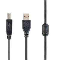 Cablu de comunicație Cablexpert CCF-USB2-AMBM-15, USB Type-A/USB Type-B, 4,5m, Negru