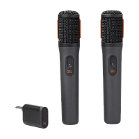 Microfon vocal JBL PartyBox Wireless Microphones, Fără fir, Negru