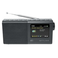 Radio portabil MUSE M-117 DB, Negru