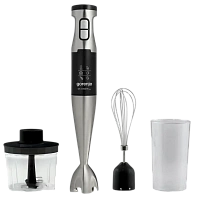 Blender de mână Gorenje HBX1000E, Oțel Inoxidabil | Negru