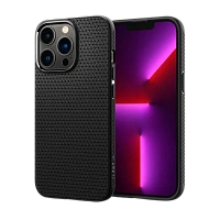 Husă Spigen iPhone 13 Pro, Liquid Air, Negru mat