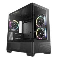 Case mATX Deepcool CG380U 3F, w/o PSU,2x120side 1x120rear ARGB PWM, 2xUSB3.0, 1xTypeC, Curved-Glass