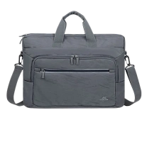 Geantă pentru Laptop RivaCase 7531, 16", Poliester RPET ECO-FRIENDLY, Gri