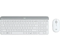 Set Tastatură + Mouse Logitech MK470, Fără fir, Alb