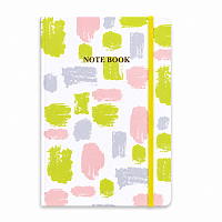 Carnet A5 cu elastic, 80 file dictando, coperta tare premium cu design pastel artistic