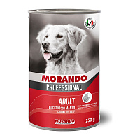 MORANDO Hrană umedă  pentru caini Bocconcini Morando Cane Manzo 1250g