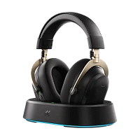 Căști gaming MCHOSE V9 Turbo Plus, Fără fir/Cu fir, Negru | Auriu