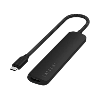 Adapter Satechi Slim multiport 6-in-1 USB-C, Black