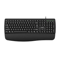 Tastatură Genius KB-123, Cu fir, Negru