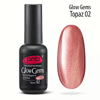 Magnetic Gel Polish Glow Gems PNB 02 , 8м UV/LED