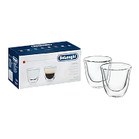 Set de pahare De'Longhi 60 ml 2 buc, Transparent