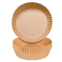 Hârtia de copt Papro Round Air Fryer Paper, Bej