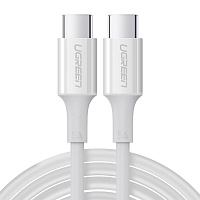 Cablu UGREEN USB-C 2.0 la USB-C 2.0, 5A, 100W, 2m, Alb | US300