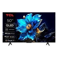 50" QLED SMART TV TCL 50T69C, 3840x2160 4K UHD, Google TV, Negru