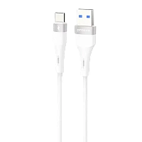 Cablu USB (Type-C), Proove Light Silicone Plus USB to Type-C 3A (1m), White