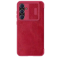 Husă tip carte Nillkin Samsung Galaxy S23 FE Qin Pro, Roșu