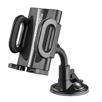 Suport Auto Cellularline Hug Flexi - Universal, Negru