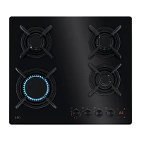 Plită pe gaz AEG HKB64453NB, Negru