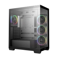 Carcasă PC Deepcool CG580 4F V2, Midi-Tower, Fără PSU, Negru