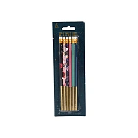 Set creioane simple 6 buc Free&Easy cu radiera