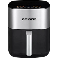 Friteuză cu aer cald Polaris PAF 6006DW, Negru | Oțel inoxidabil