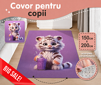 Covor pentru copii cu tigrișor