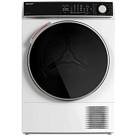 Uscător de rufe Sharp KD-NHL8S9GWC-EE, 8kg, Alb