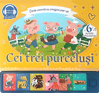 Carte sonora cu imagini pop-up. Cei trei purcelusi