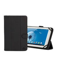 Husă pentru tabletă RivaCase Malpensa, 7", Microfibră, Negru
