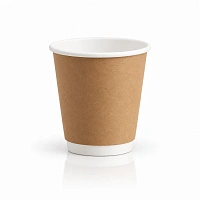 Pahar din hirtie DW 280ml KRAFT d80 (20 buc)