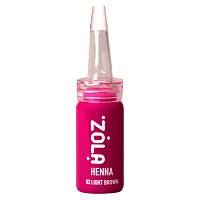 Henna profesională pentru sprâncene ZOLA 10 g (02 LIGHT BROWN)