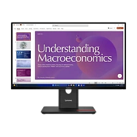 24" Monitor Lenovo T24D-40, IPS 1920x1080 FHD, Negru