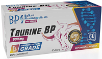 Taurine BP 500 mg, 60 comprimate | Balkan Pharmaceuticals