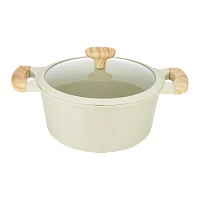 Cratiță RESTO 93803, 4,2L, 24cm, Bej