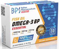 Omega-3 BP Essential Fish Oil 1000 mg, 30 capsule moi | Balkan Pharmaceuticals