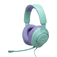 Căști gaming JBL Quantum 100M2, Cu fir, Cyan
