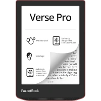 eBook Reader PocketBook Verse PRO 634, Roșu Pasiune