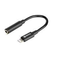 Audio Adaptor Boya BY-K3, Lightning - 3.5 mm, 0,06m, Negru