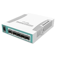 Comutator Router MikroTik CRS106-1C-5S, Alb