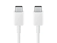Cablu încărcare și sincronizare Samsung USB-C to USB-C Cable 3A, USB Type-C/USB Type-C, 1,8m, Alb