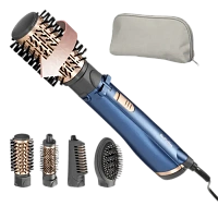 Uscător de păr-perie BaByliss AS966ROE, 1000W, Albastru